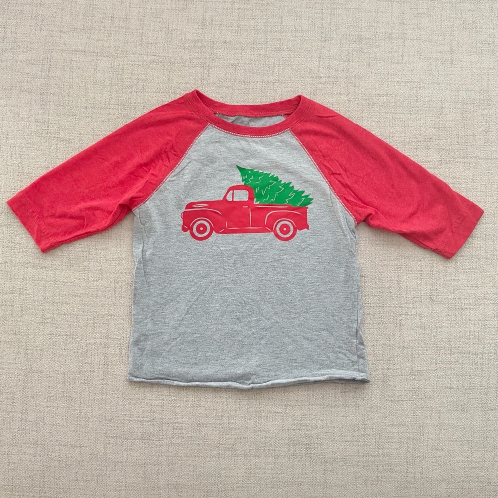 Sweet Wink Toddler 3/4 Sleeve Holiday Christmas Top Size 3T
